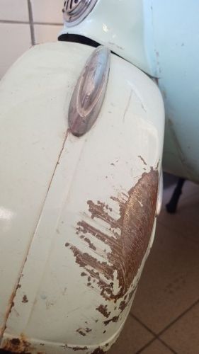 Restauration Vespa Karrosserien